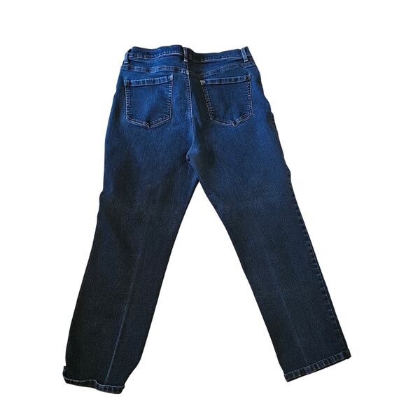 Gloria Vanderbilt Amanda Stretch straight leg Denim Jeans Size 16 - Picture 2 of 6